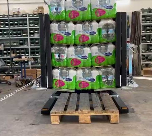 pallet changers falcon wings bottles water