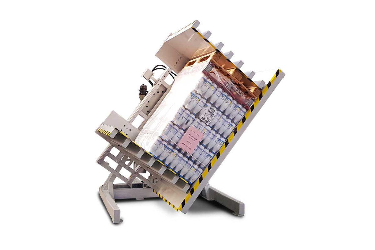 Pallet flipper for efficient material handling