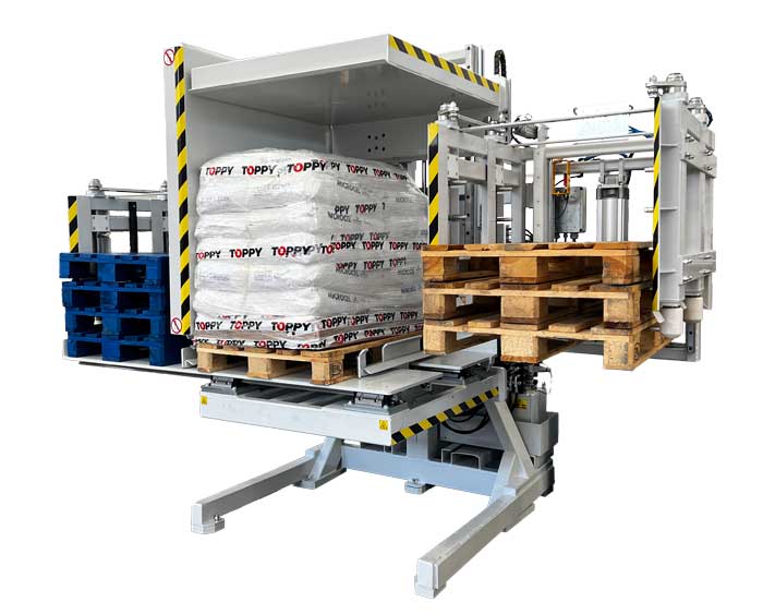 stationary pallet inverter