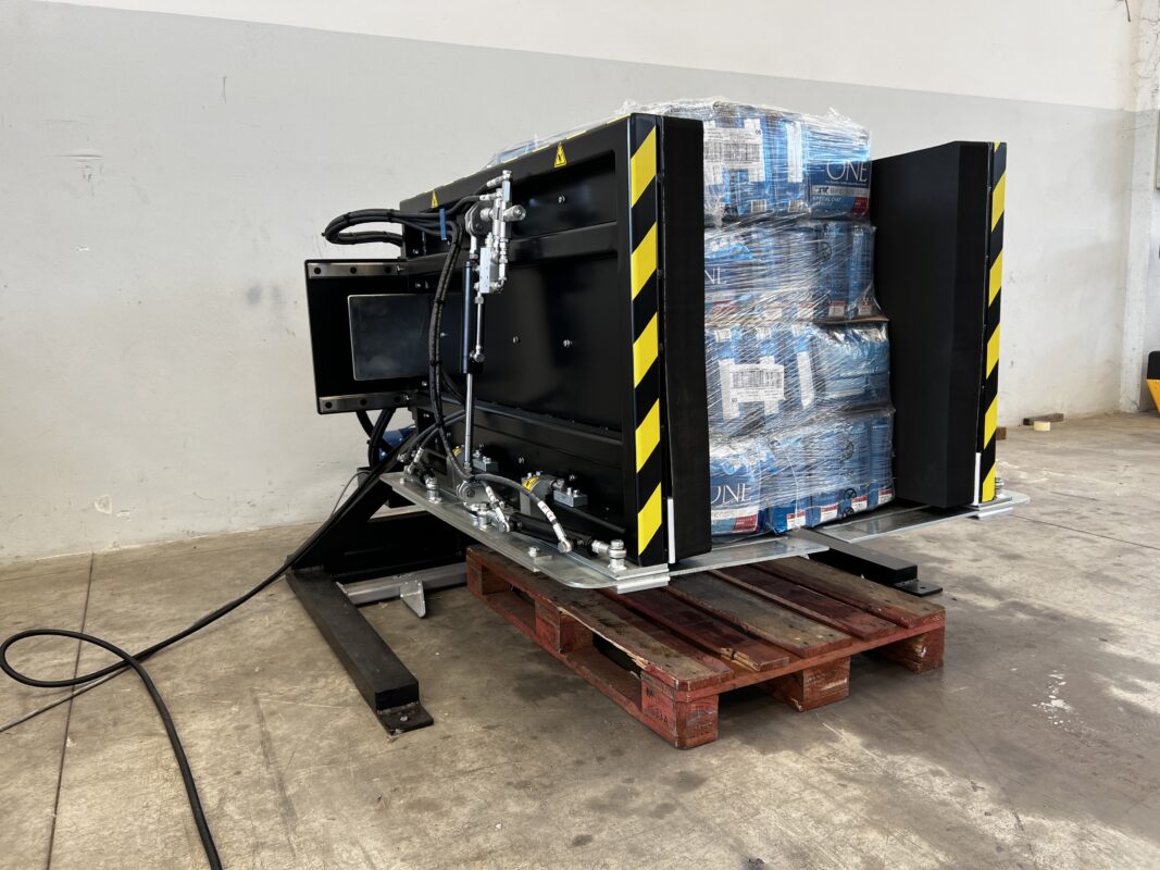 pallet storage area