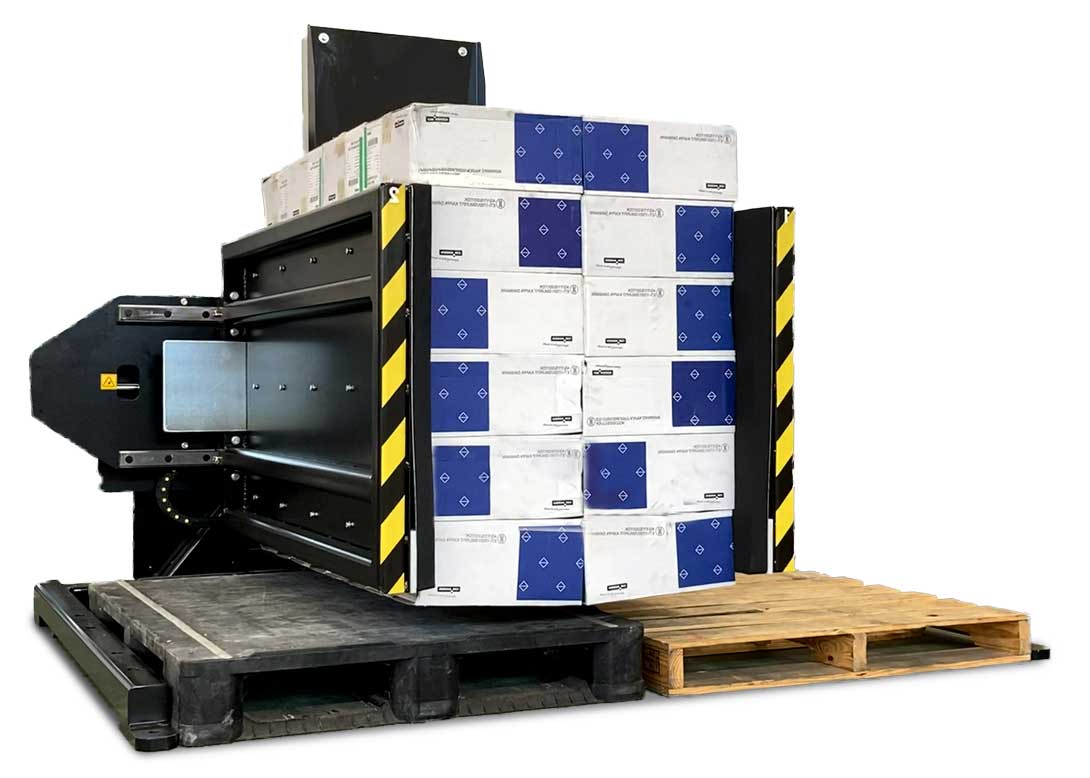 stationary pallet changer