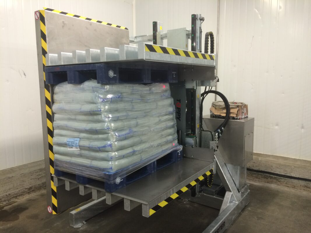 cold storage warehouse pallet inverter